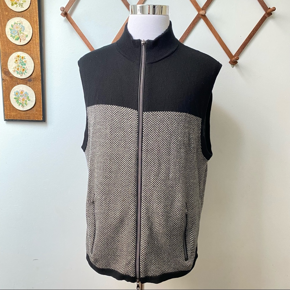 Ralph Lauren RLX Merino Wool Zip Sweater Vest